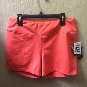 Spandex shorts from fila